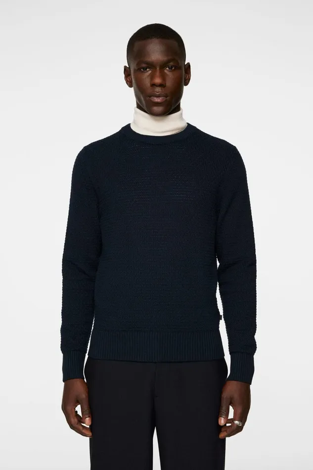 JLindeberg Oliver Structure Sweater Men Knitwear