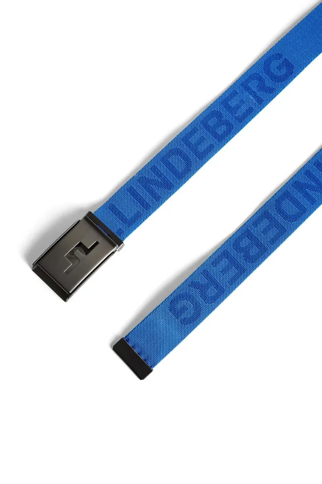 JLindeberg Roy Logo Webbing Belt Men Golf Belts