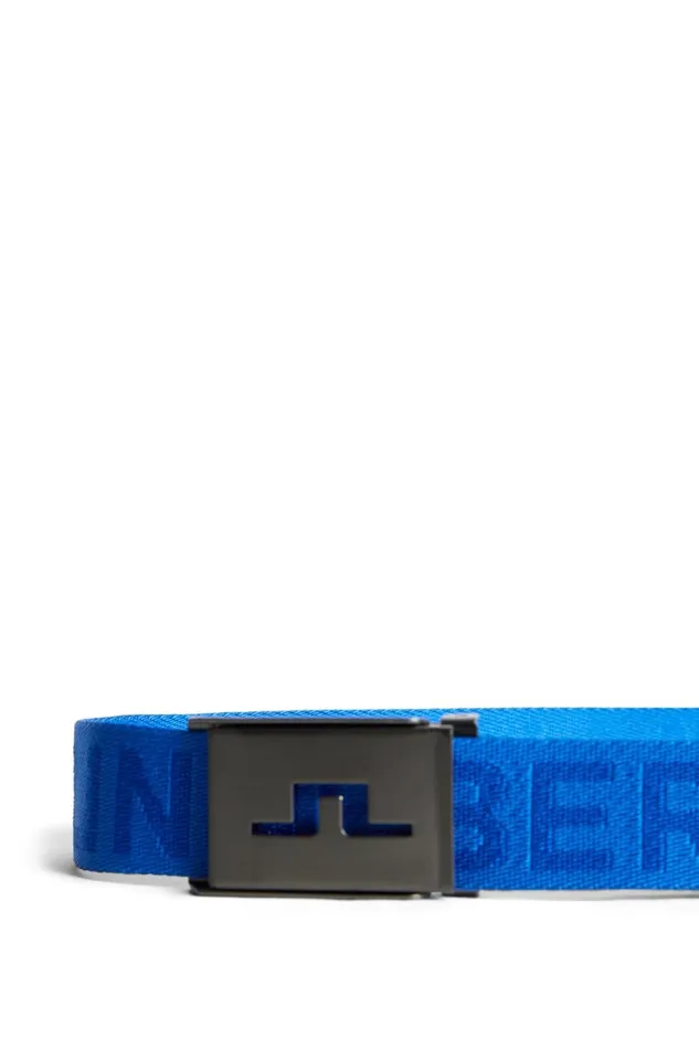 JLindeberg Roy Logo Webbing Belt Men Golf Belts