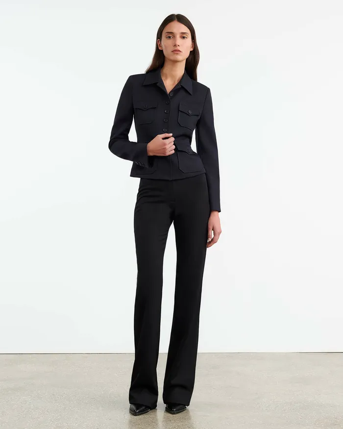 Jackets and Blazers JAMISON JACKET Midnight Nili Lotan Women