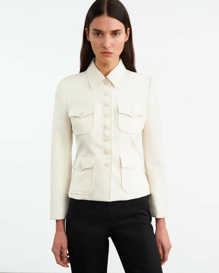 Jackets and Blazers JAMISON JACKET Midnight Nili Lotan Women