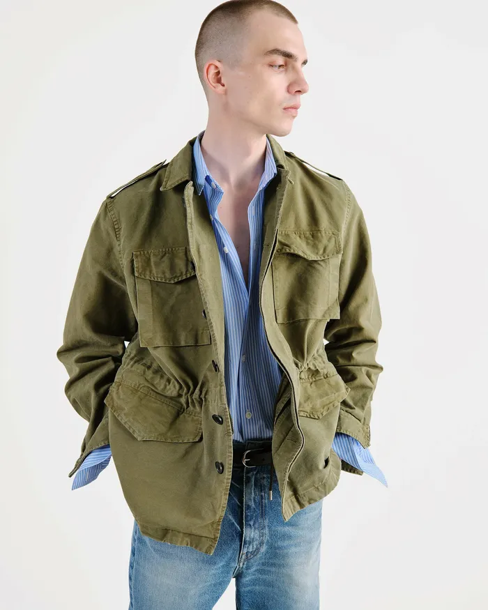 Jackets and Coats CHARLIE JACKET Uniform Green Nili Lotan Men