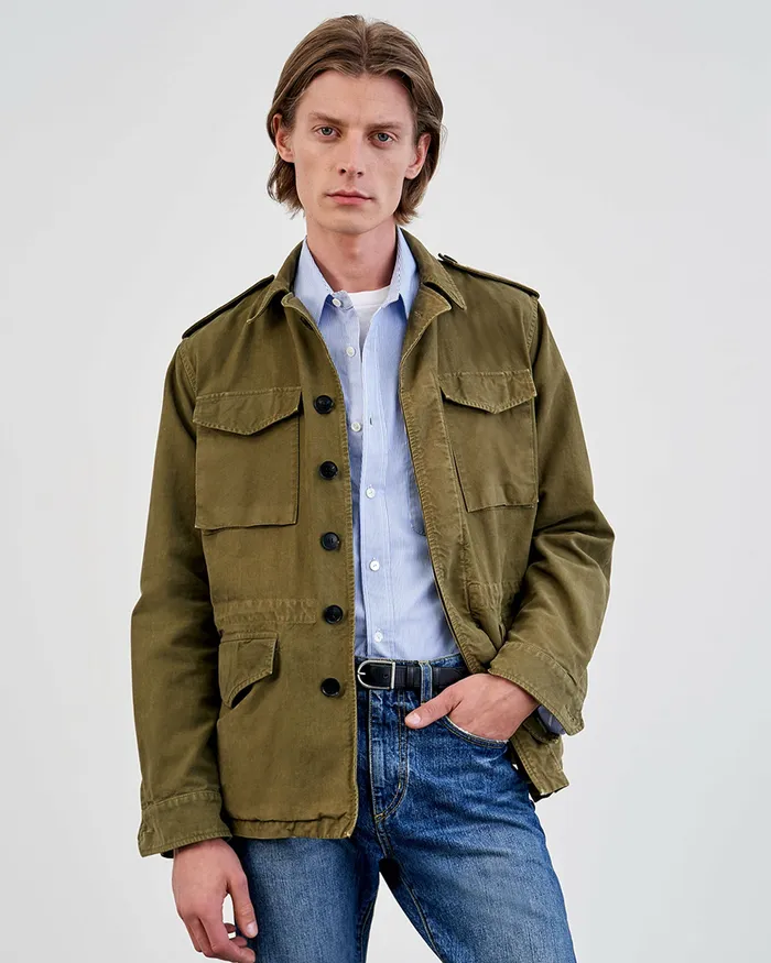 Jackets and Coats CHARLIE JACKET Uniform Green Nili Lotan Men