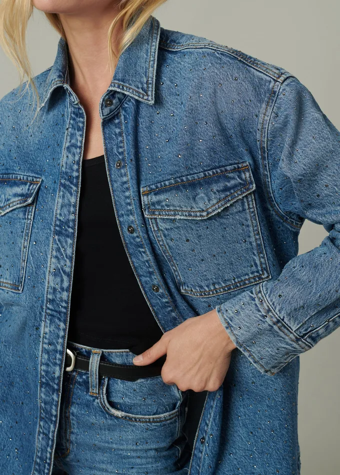 Jackets Outerwear Women THE KATRINA SHIRT JACKET Stargaze Joe8217s Jeans