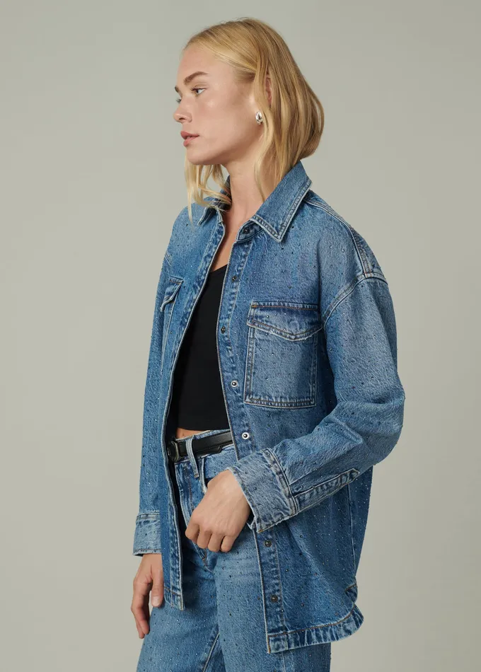Jackets Outerwear Women THE KATRINA SHIRT JACKET Stargaze Joe8217s Jeans