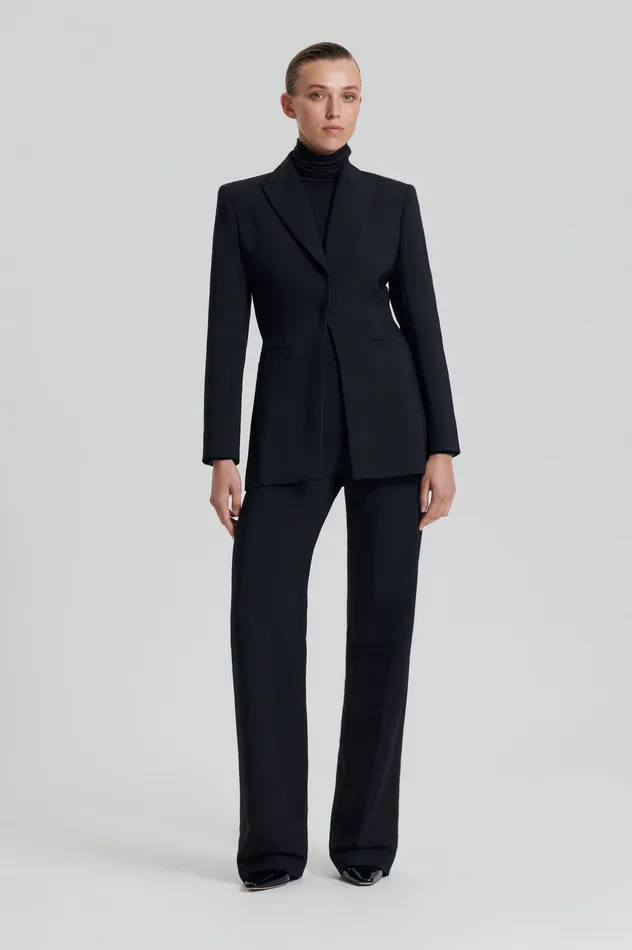 Jackets Scanlan Theodore Women TAILORED JACKET BLACK