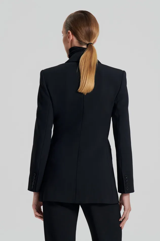 Jackets Scanlan Theodore Women TAILORED JACKET BLACK Jackets Scanlan Theodore Women TAILORED JACKET BLACK