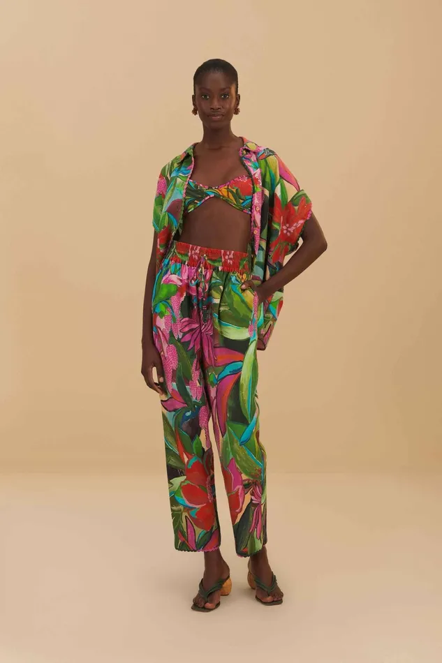 Jardin De Reve Pants Women Farm Rio Pants