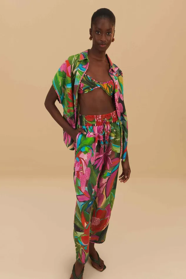 Jardin De Reve Pants Women Farm Rio Pants