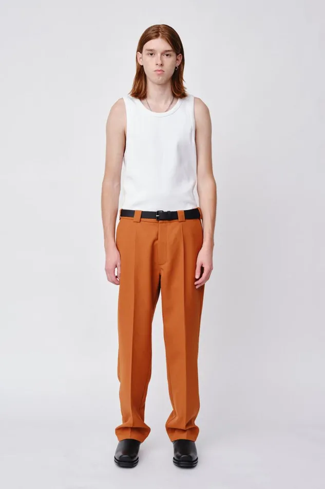 Jayden 8211 Leather Brown Men Won Hundred Trousers