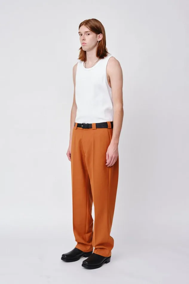 Jayden 8211 Leather Brown Men Won Hundred Trousers