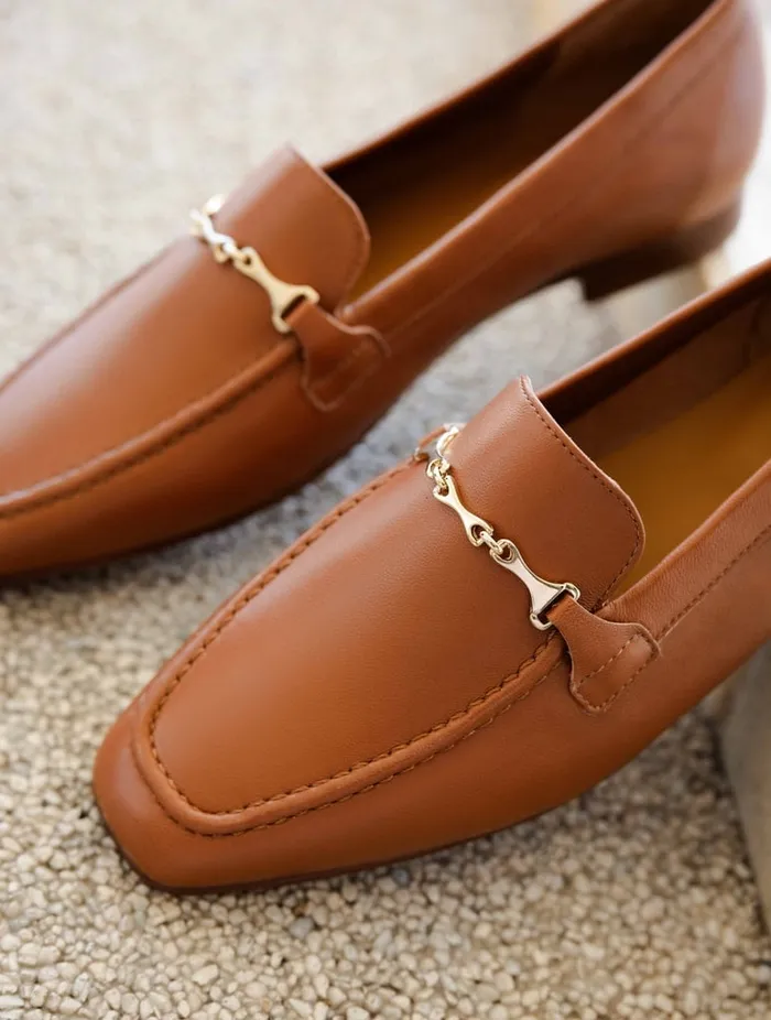 Jeanne Camel Women Bobbies Loafers and Derbies