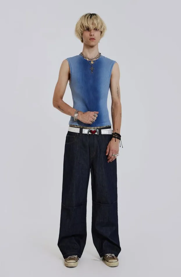 Jeans Men Jaded London Raw Denim Razor Jeans