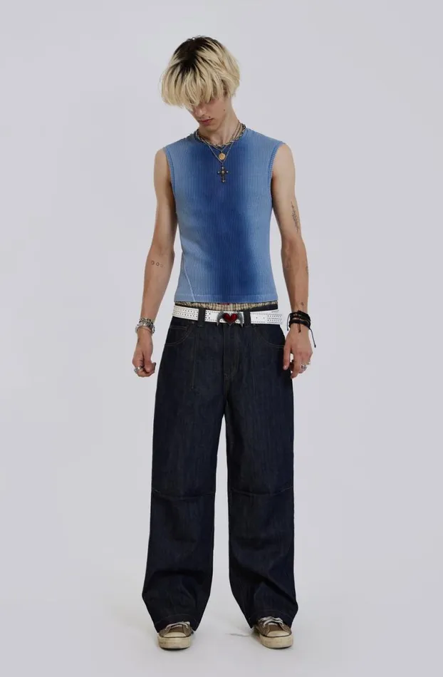 Jeans Men Jaded London Raw Denim Razor Jeans