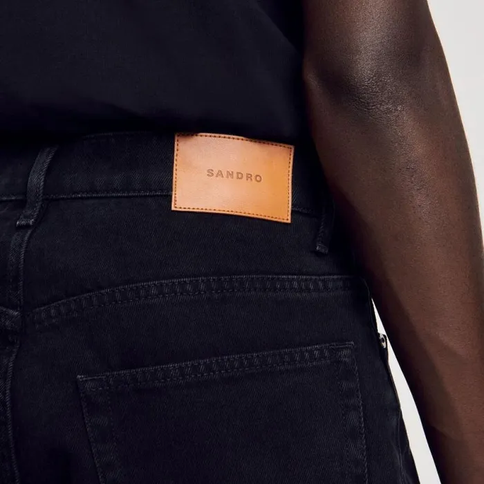 Jeans Men SANDRO Baggy Jeans Black