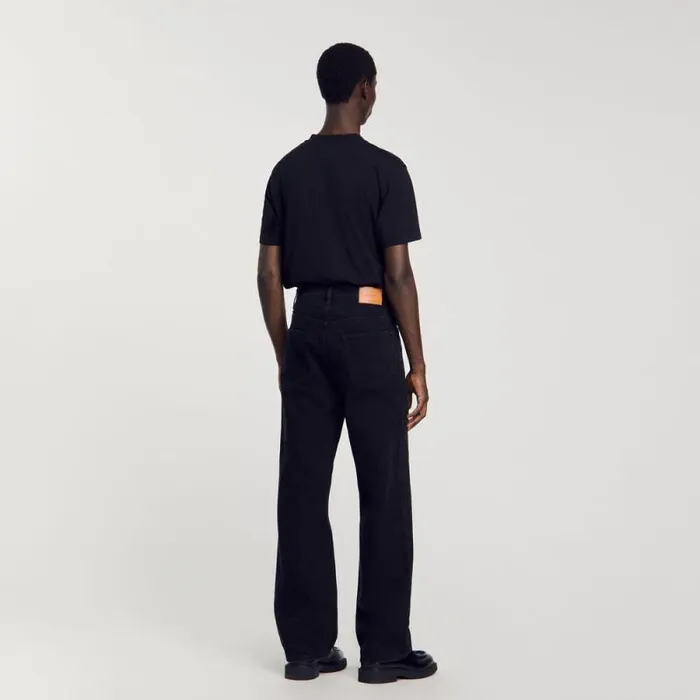 Jeans Men SANDRO Baggy Jeans Black