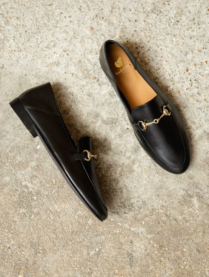 Jill Passion Black Women Bobbies Loafers and Derbies