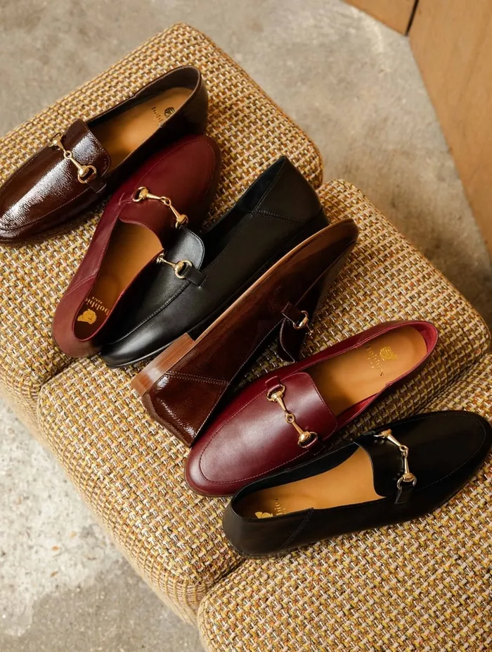 Jill Passion Black Women Bobbies Loafers and Derbies