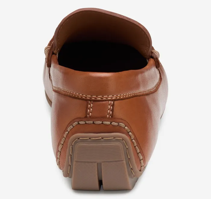 Johnston and Murphy Baldwin Driver Penny Loafer Cognac Sheepskin Men SlipOns and Loafers