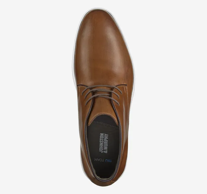 Johnston and Murphy Brody Chukka Brown HandStained Full Grain Men Boots