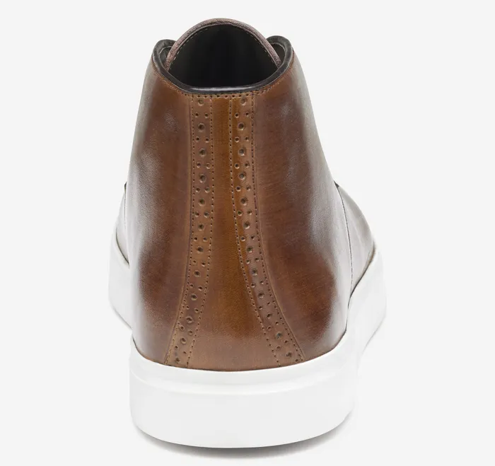 Johnston and Murphy Brody Chukka Brown HandStained Full Grain Men Boots