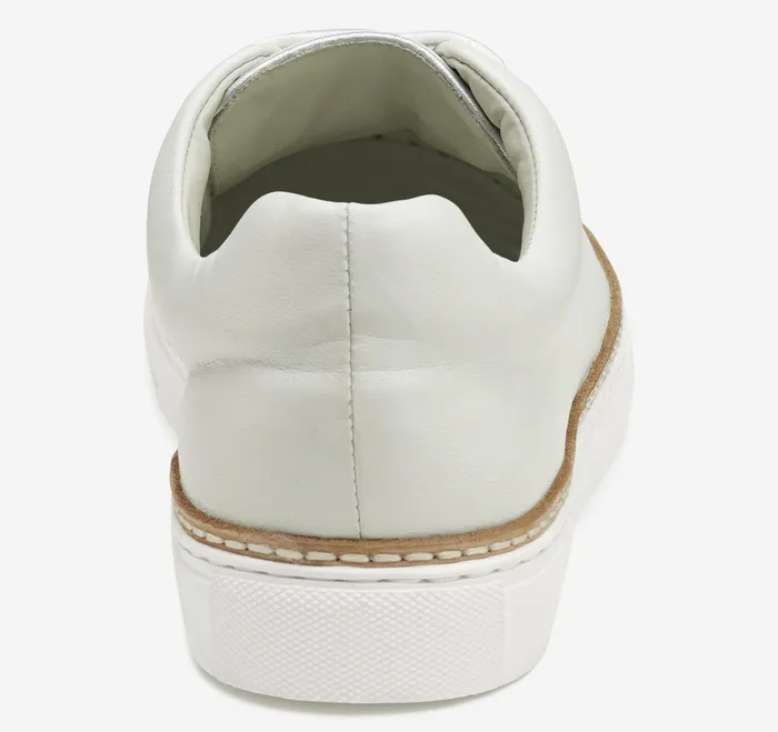 Johnston and Murphy Callie LacetoToe White Glove Leather Women Women8217s Shoes