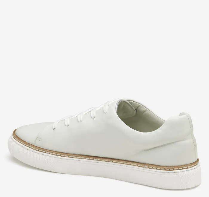 Johnston and Murphy Callie LacetoToe White Glove Leather Women Women8217s Shoes