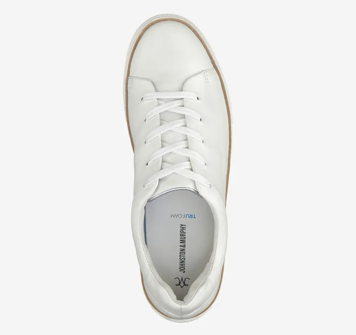 Johnston and Murphy Callie LacetoToe White Glove Leather Women Women8217s Shoes