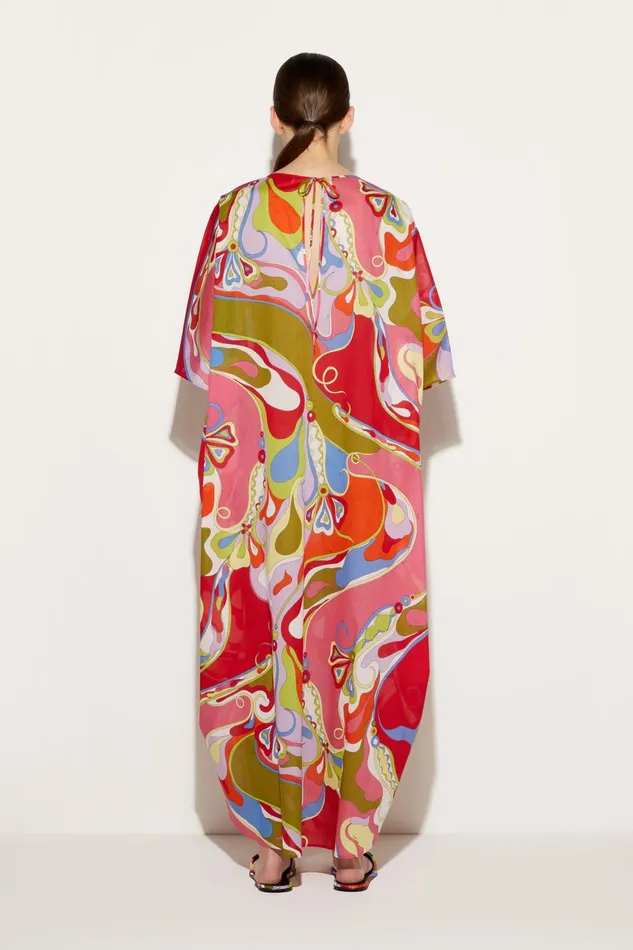 Kaftans Women PUCCI OrchideePrint Cotton Kaftan