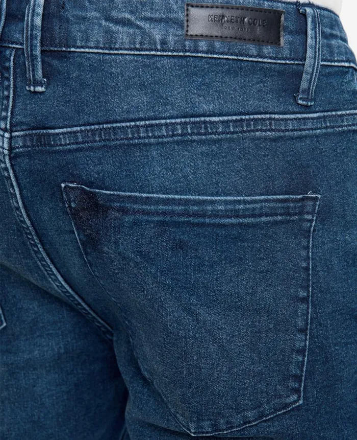 Kenneth Cole Denim Men SlimFit Recycled Stretch Denim Jeans Blue