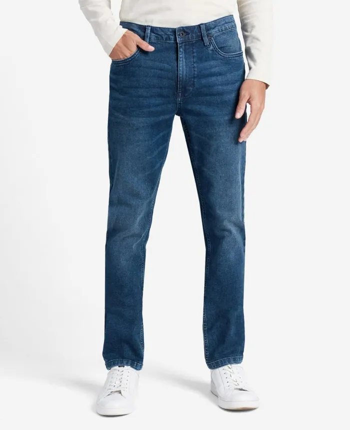 Kenneth Cole Denim Men SlimFit Recycled Stretch Denim Jeans Blue