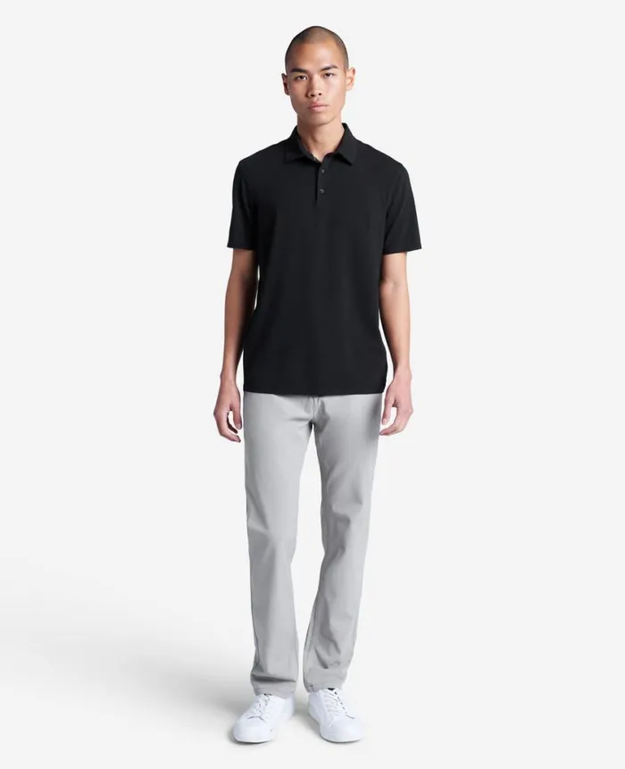 Kenneth Cole Dress Pants Men SlimFit Tech Chino Grey Kenneth Cole Dress Pants Men SlimFit Tech Chino Grey