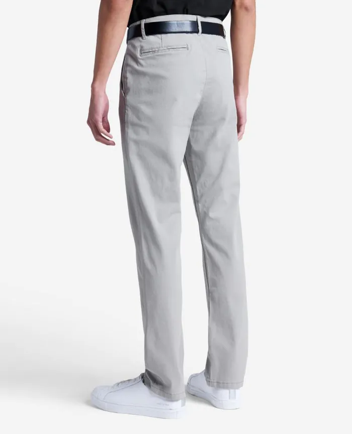 Kenneth Cole Dress Pants Men SlimFit Tech Chino Grey Kenneth Cole Dress Pants Men SlimFit Tech Chino Grey