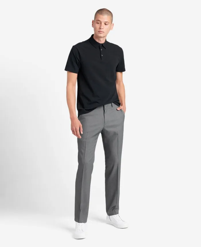 Kenneth Cole Dress Pants Men Stretch ModernFit Dress Pant Grey