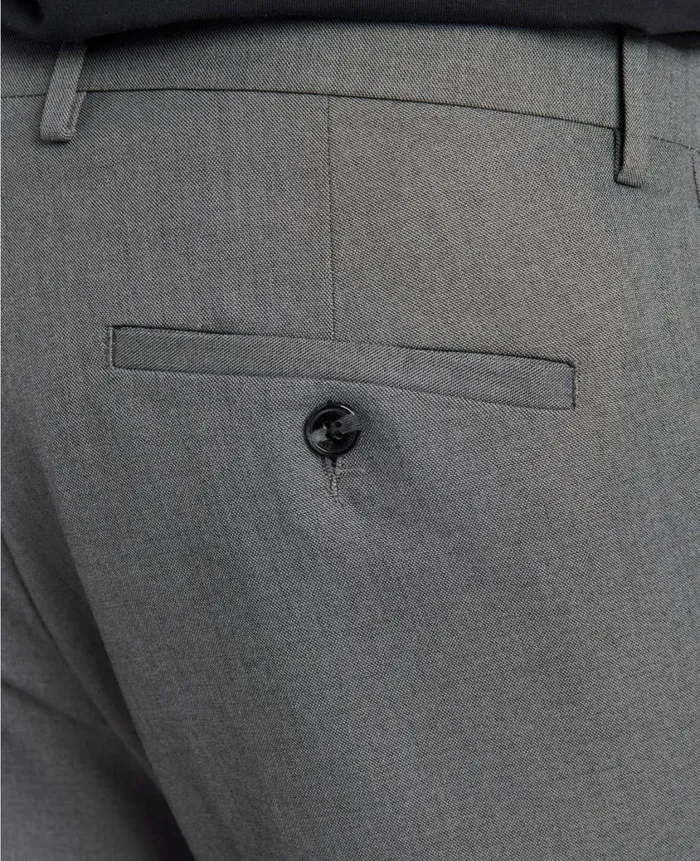 Kenneth Cole Dress Pants Men Stretch ModernFit Dress Pant Grey