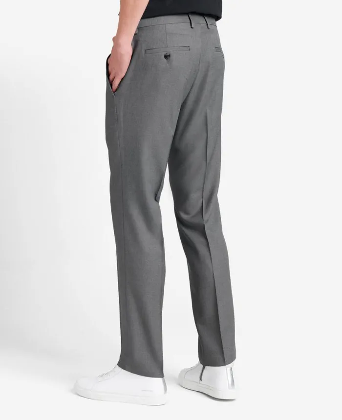Kenneth Cole Dress Pants Men Stretch ModernFit Dress Pant Grey
