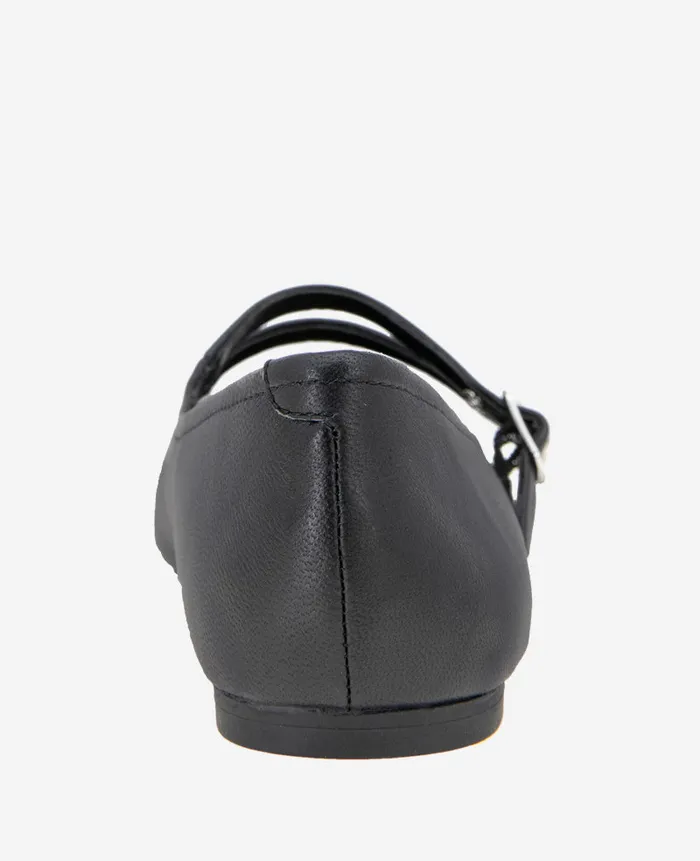 Kenneth Cole Flats and Loafers Women Jasmine Leather Mary Jane Flat Black Kenneth Cole Flats and Loafers Women Jasmine Leather Mary Jane Flat Black