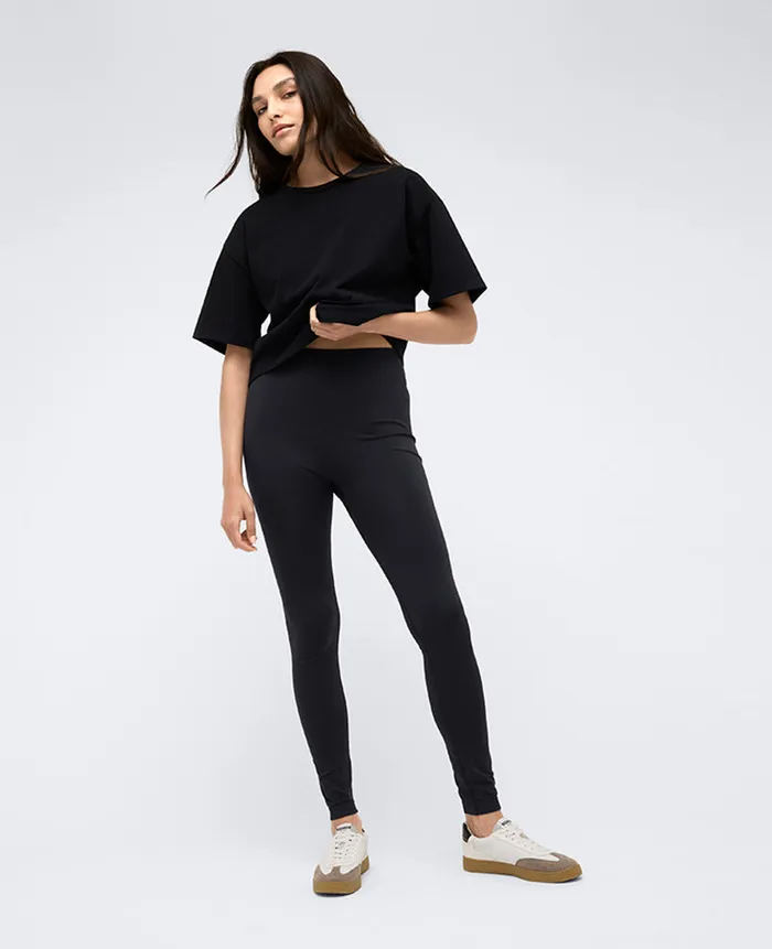 Kenneth Cole Pants and Shorts Women Seamless Full Length Legging Black