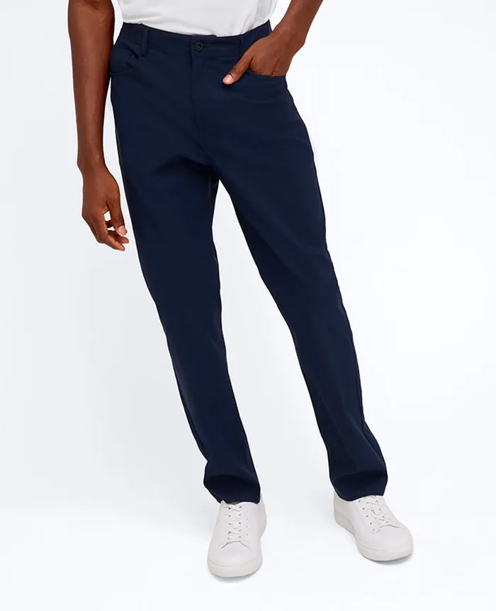 Kenneth Cole Pants Men Original Slim 5Pocket Pant Blue