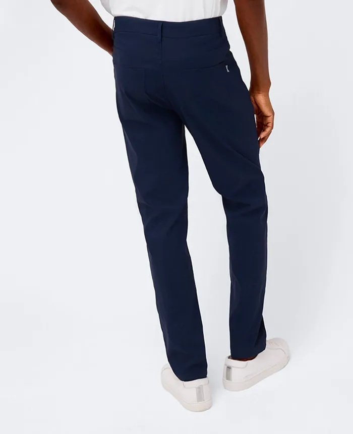 Kenneth Cole Pants Men Original Slim 5Pocket Pant Blue