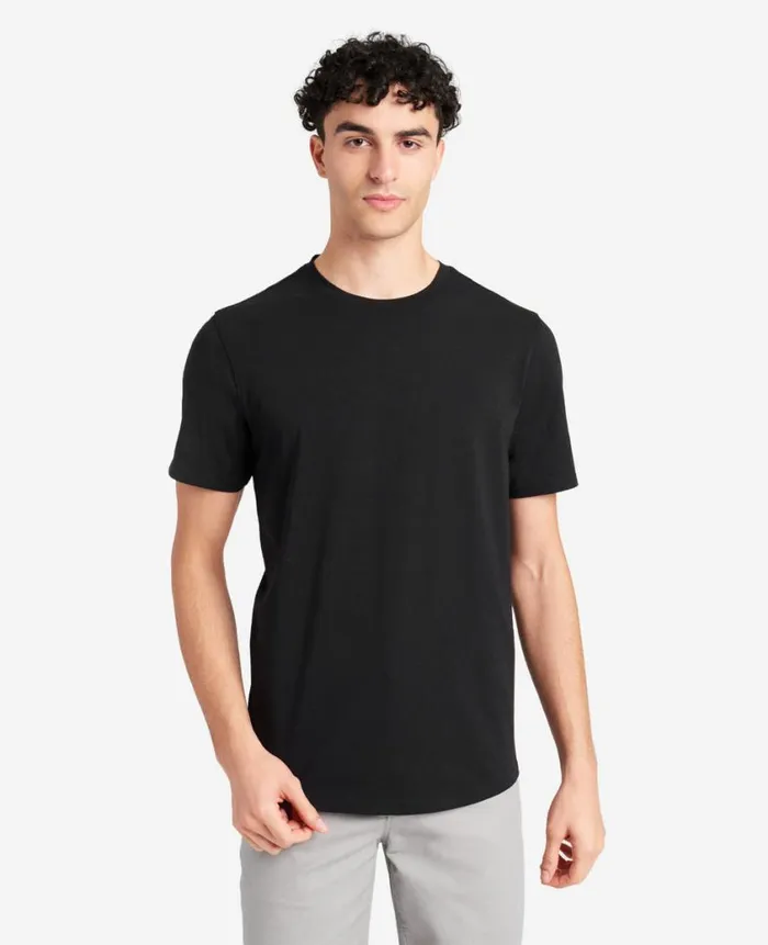 Kenneth Cole Polos and TShirts Men The Performance Crew Neck TShirt Black