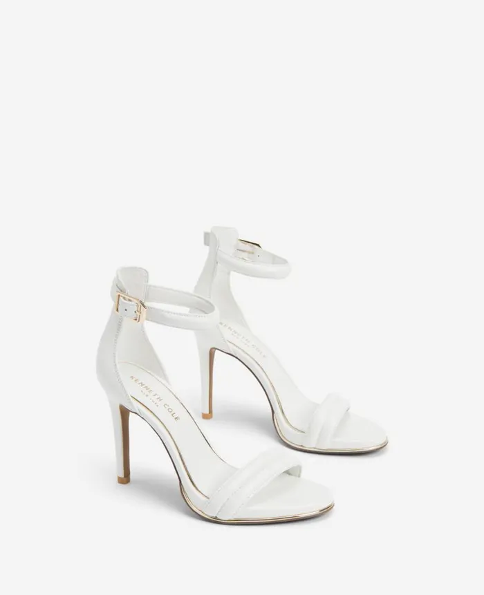 Kenneth Cole Pumps and Heels Women Brooke Bridal Ankle Strap Heeled Sandal White Kenneth Cole Pumps and Heels Women Brooke Bridal Ankle Strap Heeled Sandal White
