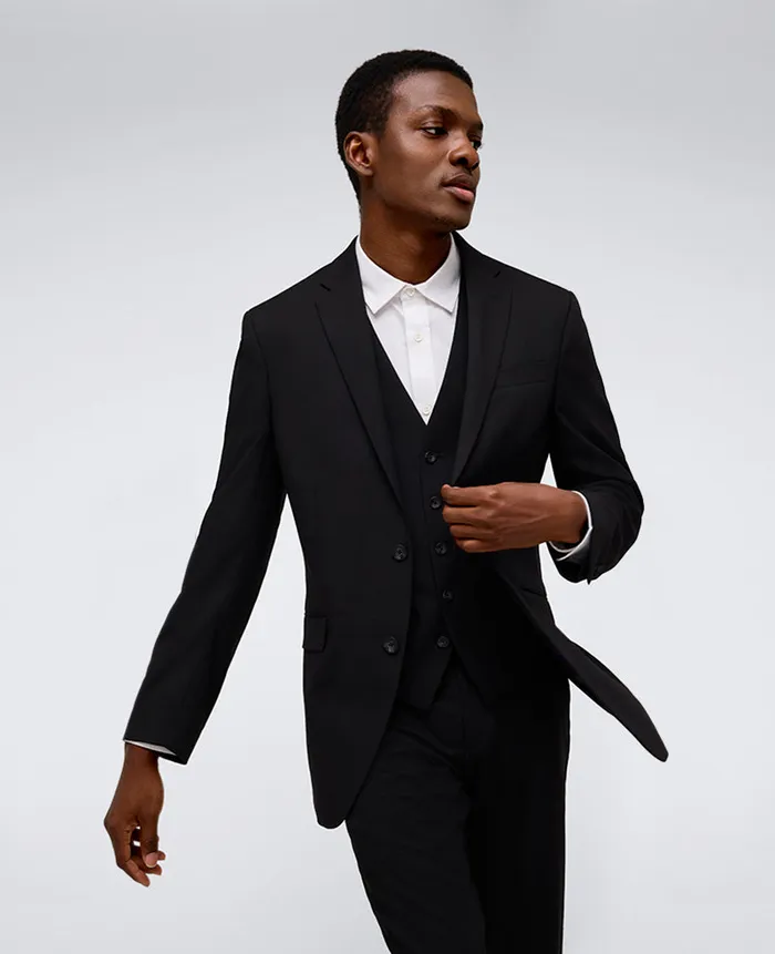 Kenneth Cole Suits and Suit Separates Men Kenneth Cole Reaction Ready Flex Suit Separate Jacket Black