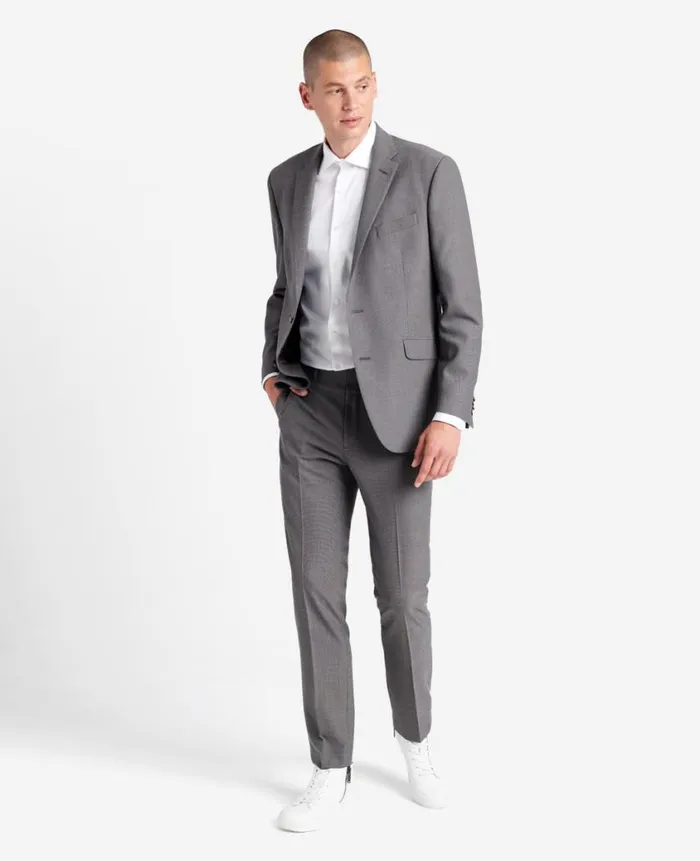 Kenneth Cole Suits and Suit Separates Men SlimFit Stretch Suit Separate Jacket Grey