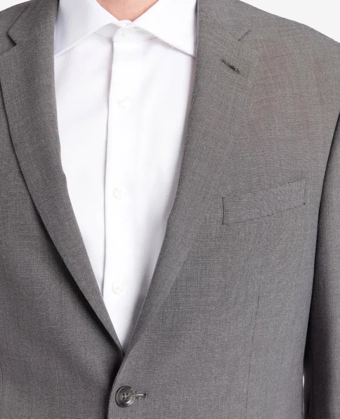 Kenneth Cole Suits and Suit Separates Men SlimFit Stretch Suit Separate Jacket Grey