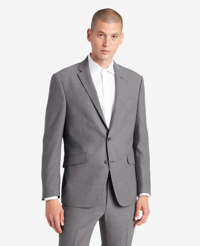 Kenneth Cole Suits and Suit Separates Men SlimFit Stretch Suit Separate Jacket Grey