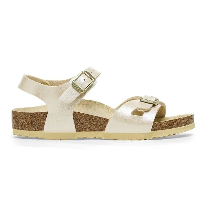 Kids Birkenstock BackAnkleStrap Rio Graceful Pearl White