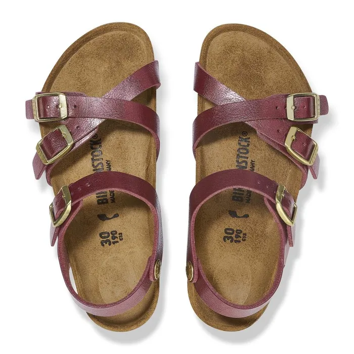 Kids Birkenstock TwoStrap Kumba Berry Crush