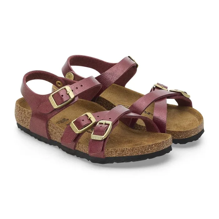 Kids Birkenstock TwoStrap Kumba Berry Crush