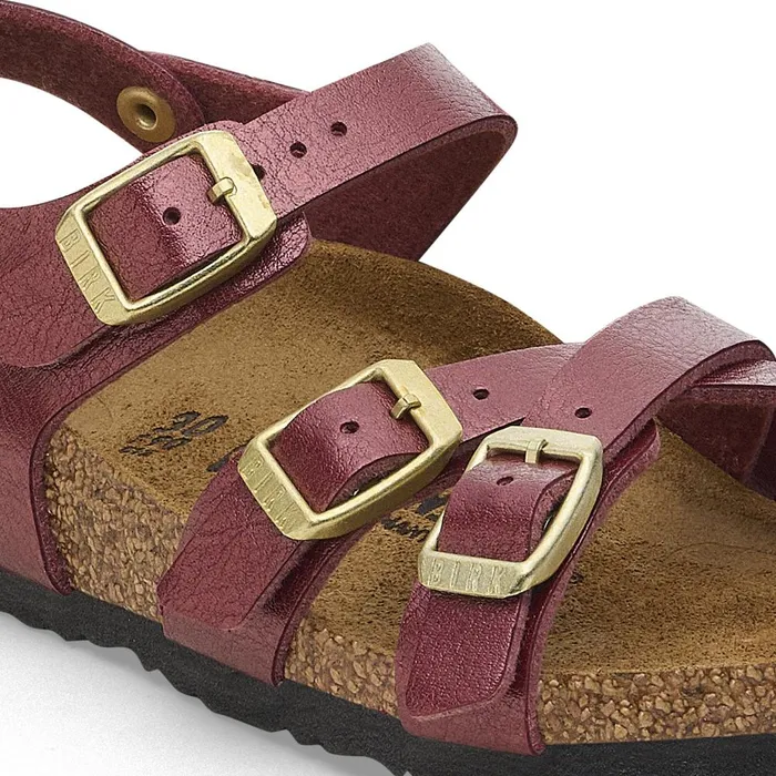Kids Birkenstock TwoStrap Kumba Berry Crush